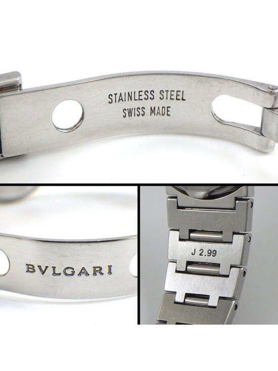 Bvlgari Watch Date Black Dial SS Quartz Analog main image 4